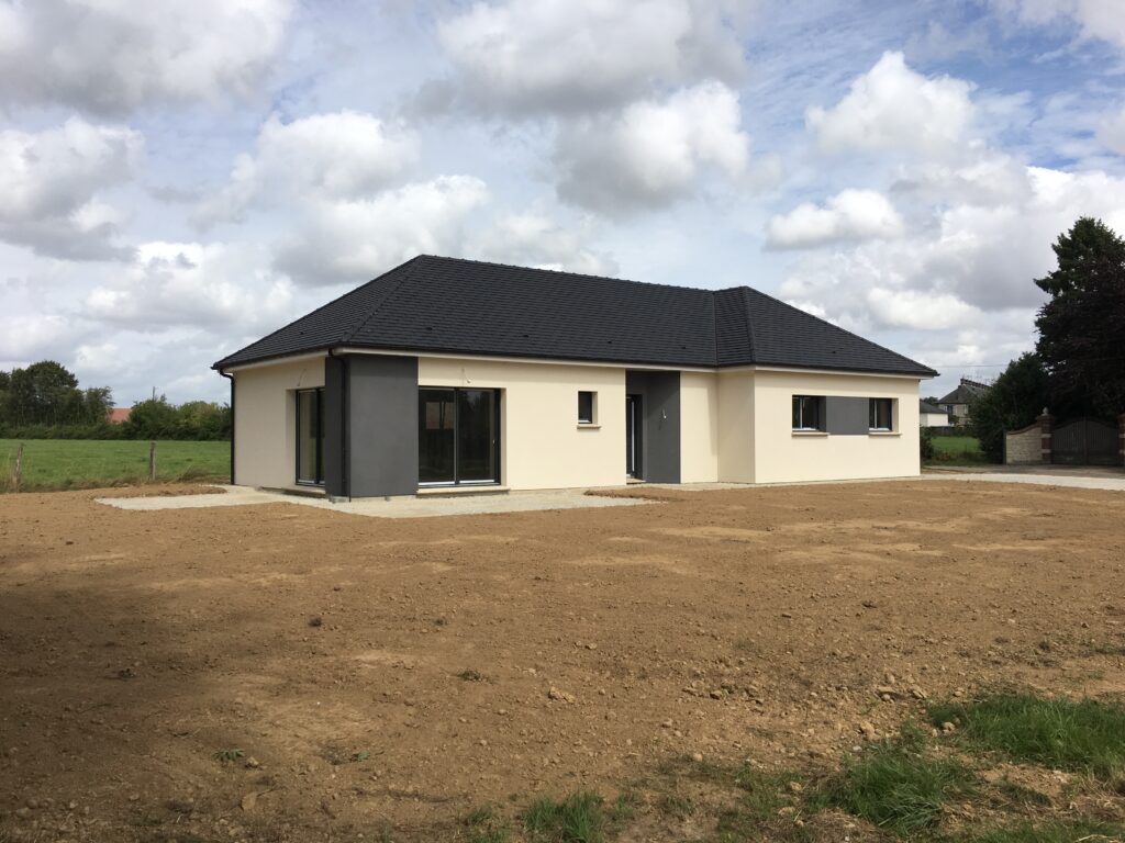 Maison Enduit bi-ton