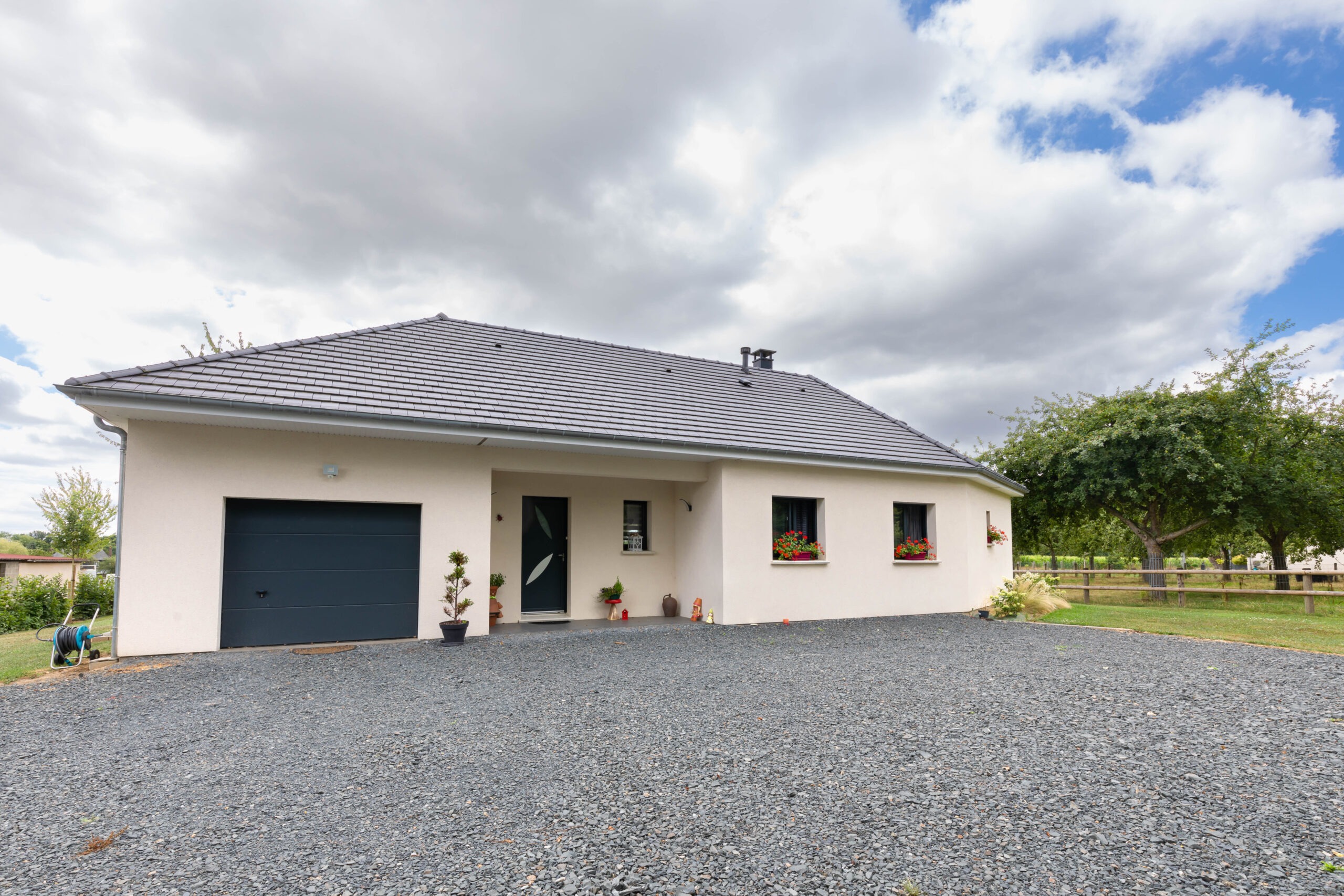 Plain pied 90m² habitable + 22 m² garage